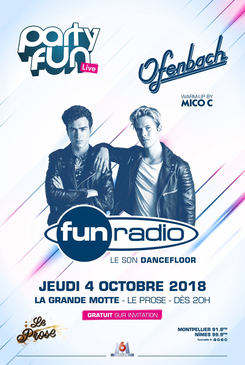 FunMed's tweet photo. *Fouco* #RT si vous êtes chaud(e)s pour le @Party_Fun #Live by @Ofenbachmusic !
Warm Up by @MicoInTheMix 📍 #LeProse https://t.co/zr06uTskzI