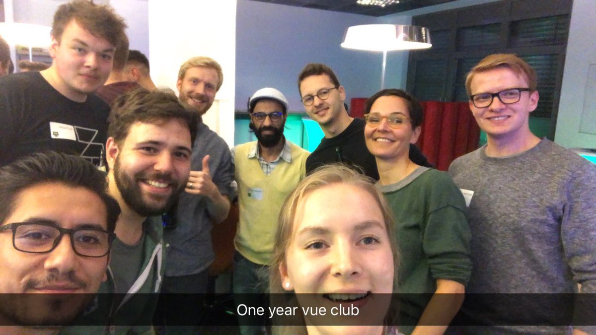 vicbergquist's tweet image. Yesterday’s #vuejsfrankfurt kickoff was such a blast!🎉
Thank you to @fastbillnews, @BRYTER_io, @msg_group, @melsicon + all our #vuetiful members, it couldn’t have been done without you 👏
Hope to see you all again soon!
Here’s the promised selfie😍 #DeveloperCommunity #vuejs