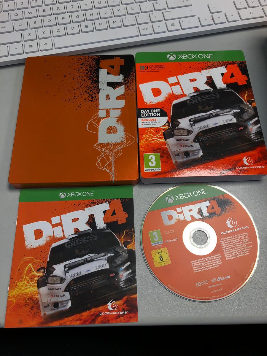 gamemonkey's tweet image. Love racing games? 
We've just had a load come in including Dirt 4 Steelbook edition. 

Available on #xboxone and #Playstation4 

Purchase here:
bit.ly/2Q7fYqA

#dirt4 #dirtrally #f12016 #f12017 #codemasters #gaming #games