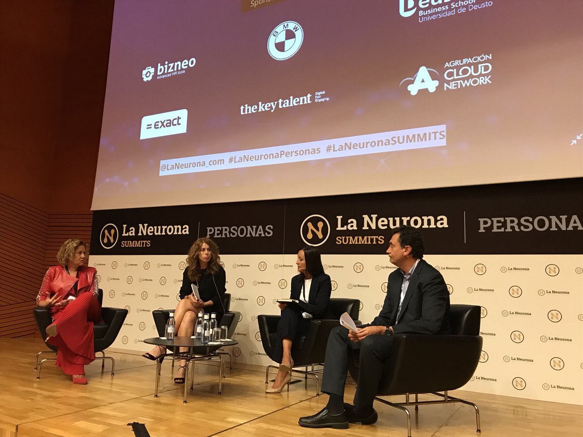 PymeyAutonomos's tweet photo. #PanelDeExpertos Intenso debate sobre cómo convertir el área de #personas en estratégica

🎙@estiarango de @aztitecnalia 
🎙Amaya Felipe de RDT Ingenieros
🎙Emilio Segovia de @BizneoHR 
🎙Isabel Vallejo de @aciturri 

👥👥👥👥

#LaNeuronaPersonas
#LaNeuronaSUMMITS https://t.co/WFZ2JRiYPr