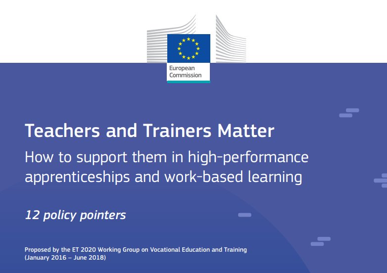 colombo_mat's tweet image. Il report "Teachers and Trainers Matter" dimostra che per un vero sviluppo della #formazione professionale è necessario rimettere al centro il ruolo del #maestro e del #formatore. È inutile investire in istruzione,se prima non si investe su chi forma e sulla sua #professionalità.