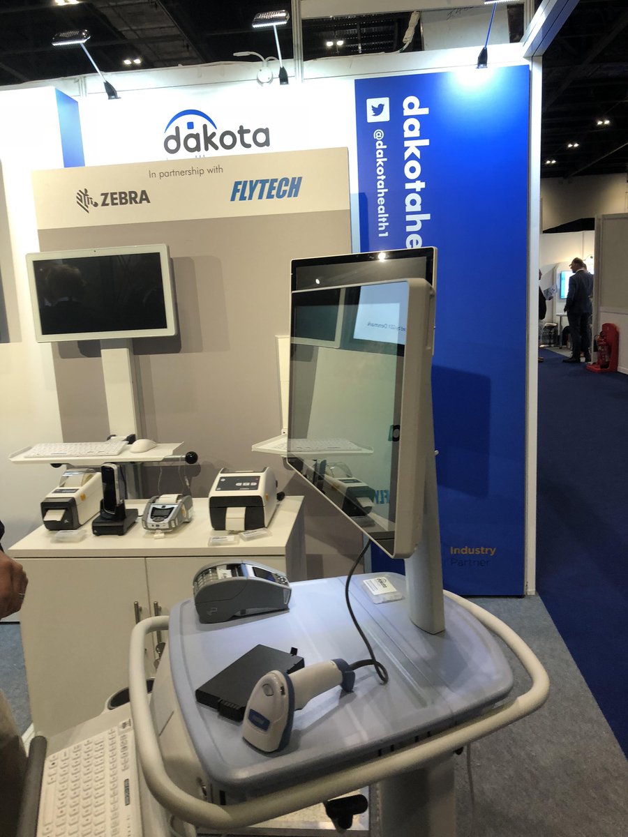 Looking forward to another great day #UKHealthShow18 with <a href="/ZebraTechnology/">Zebra Technologies</a>.We enjoyed many discussions on #barcode technology to support new #ePrescribing and #ePMA rollouts. Visit us on Stand J32 for advice on the right healthcare-ready hardware for your clinical applications