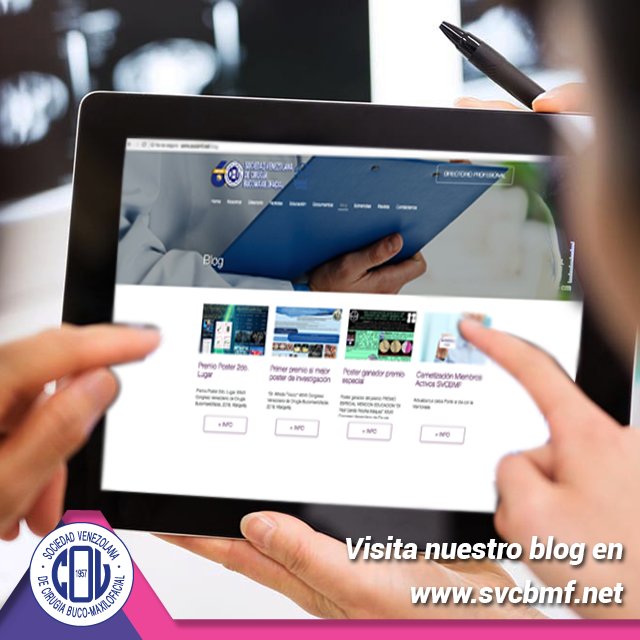 En el blog de la #SVCBMF encontrarás los posters de investigación presentados y premiados en el XXVIII Congreso Venezolano de Cirugía Bucomaxilofacial. 2018, Margarita  además de información sobre Cirugía Bucomaxilofacial y publicaciones científicas de nuestros agremiados.