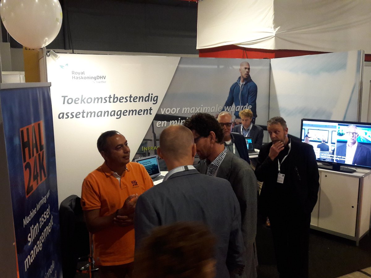 Vandaag en morgen zijn @RHDHV_NL met partner <a href="/Hal24k/">HAL24K</a> aanwezig op de vakbeurs openbare ruimte <a href="/VOR_NL/">Vakbeurs Openbare Ruimte</a>. Bezoek ons op stand 4.2.52. #AssetManagement #risicogestuurdbeheer #CyberSecurity #digitalisering #AI #DataAnalytics