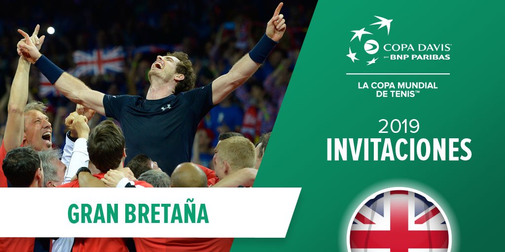 CopaDavis's tweet photo. ¡🇦🇷 Argentina y 🇬🇧 Gran Bretaña reciben las wild cards para las Finales de la #Copa Davis 2019!

Más información sobre el #sorteoclasificatorio de la #Copa Davis, aquí 👉 https://t.co/VB16FWZbLn https://t.co/IsRcartNdW