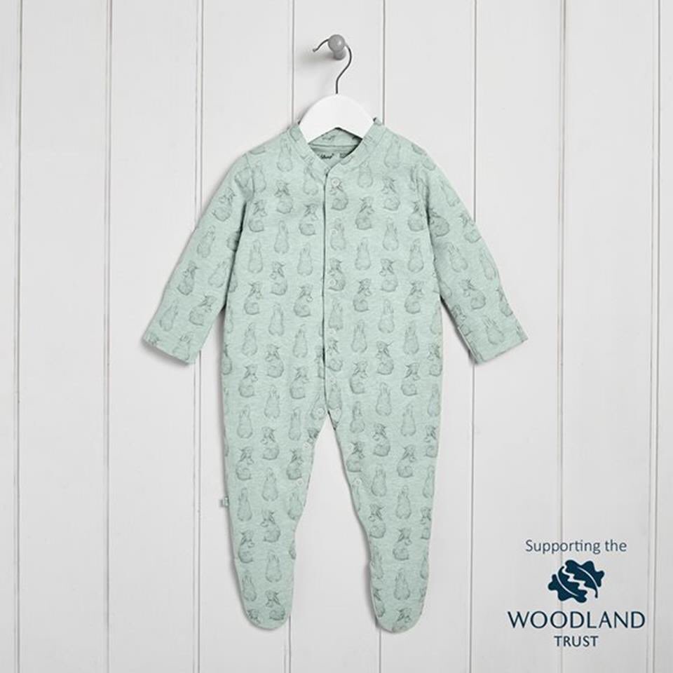 mint green sleepsuit