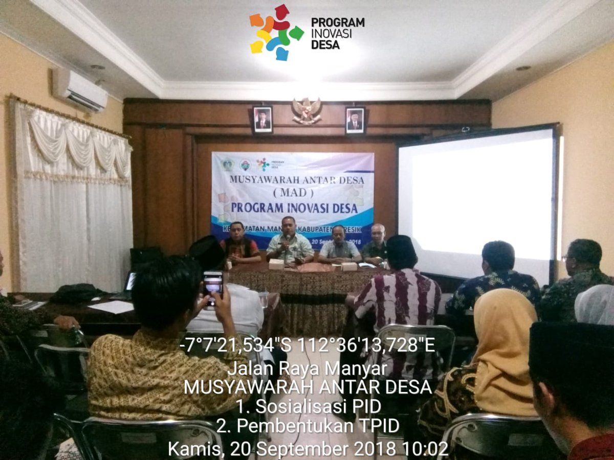 charif_abdullah's tweet photo. MAD dan pembentukan TPID Kec. Manyar, Gresik guna mewujudkan PROGRAM INOVASI DESA #InovasiDesa @DewantoAndry @AlieMusyafa #ManyarGresik #Gresik https://t.co/apxFg3Q0Qq