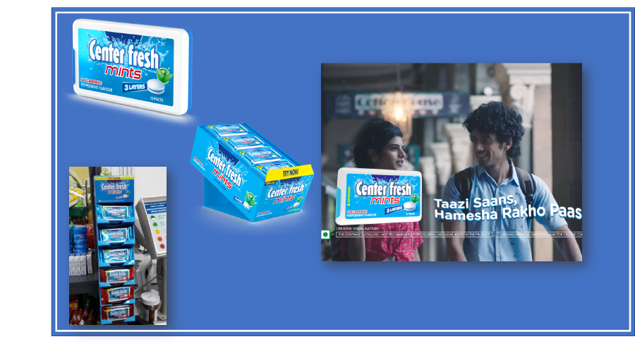 #NEW Center Fresh Mints has arrived in India! @CenterfreshIn A unique 3-layer sugar free mints available in a stylish pocket friendly pack. You find it in Peppermint flavour.