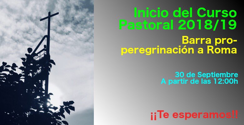 corolasflores's tweet photo. Día 30 d septiembre, tras Misa de 13:00 con el fin de tener un tiempo de convivencia, el coro junto con otros miembros de la Parroquia, va a disponer una barra con bebidas y tapas donde
ayudaremos a un buen número de peregrinos q nos encaminamos a Roma GRACIAS,OS ESPERAMOS ALLÍ! https://t.co/eAnhXEdpth