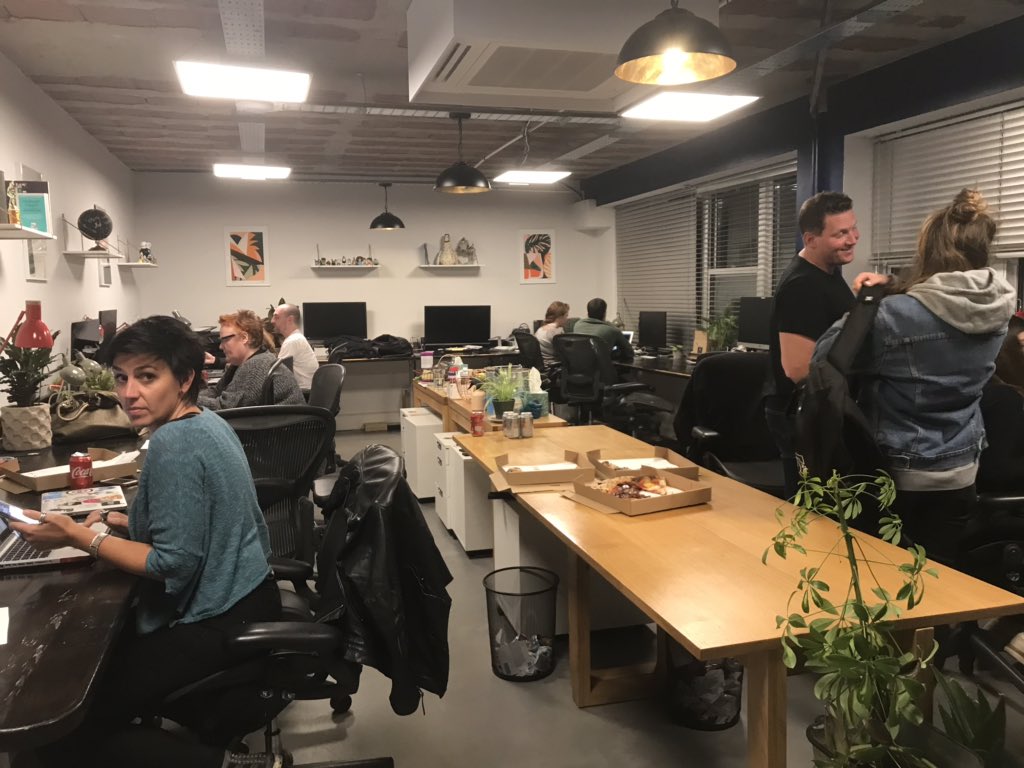 CodebarBrighton's tweet photo. Great fun at last nights workshop! Thanks to @builtbybuffalo for the awesome space and the delicious pizza 🍕 https://t.co/jAazpM1XBa