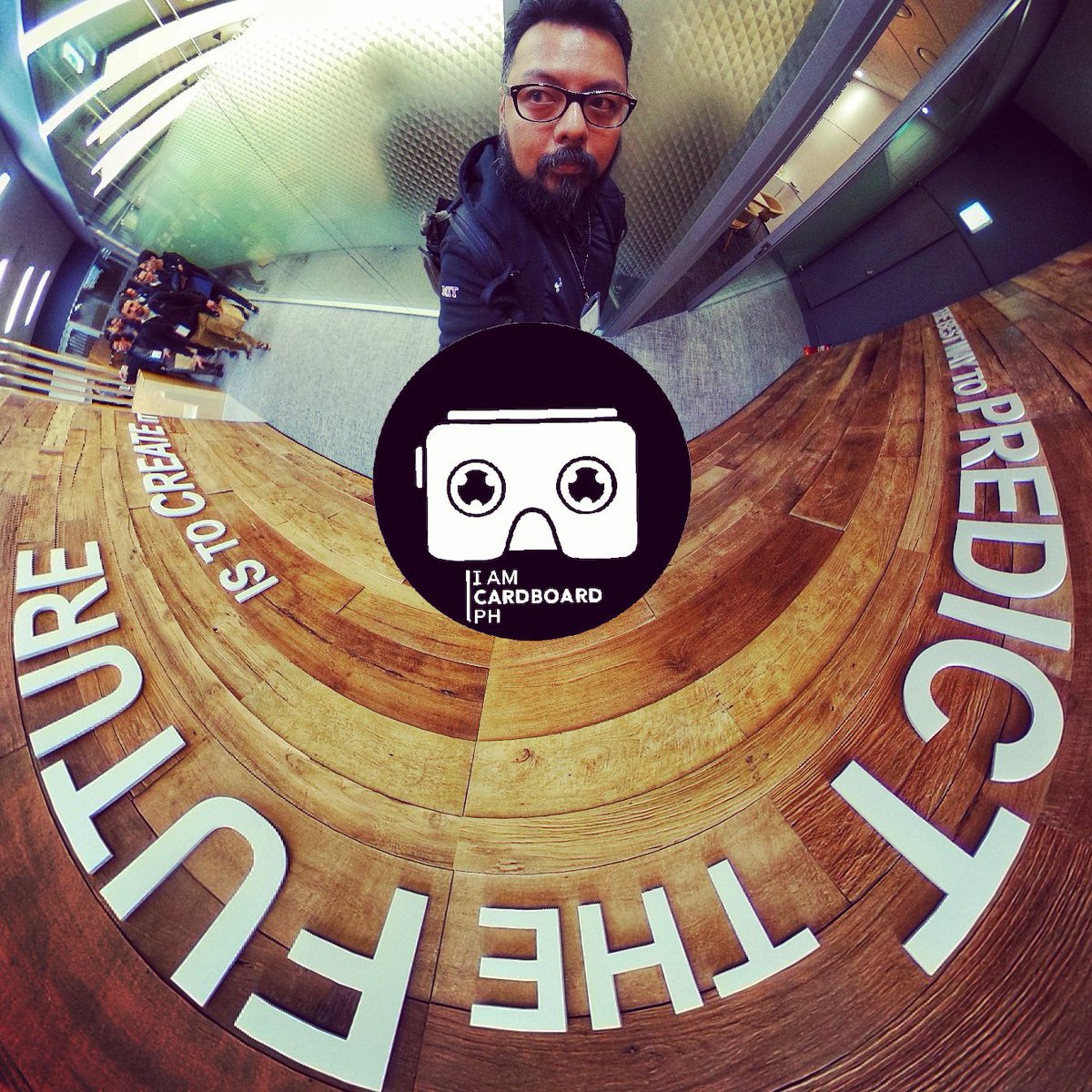 ibba's tweet photo. The best way to predict the future is to create it. #wordstoliveby #iamcardboard #oldiebutgoodie https://t.co/lZkwjP2MGk