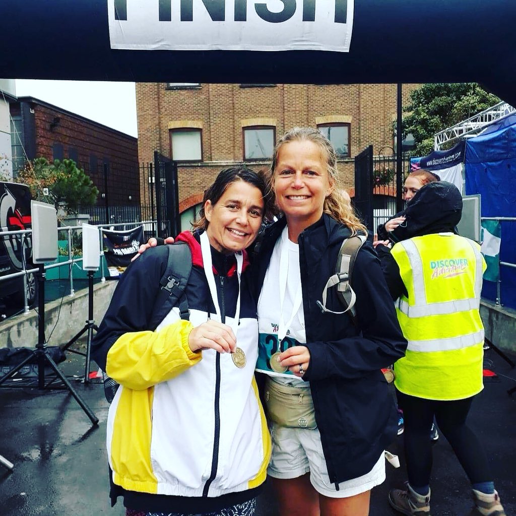 BDDFoundation's tweet photo. 57,000 steps and 27 miles and 10 hours...WELL DONE Tracy and Lisa for your amazing London Marathon walk and fundraising efforts for us https://t.co/M8f51ELnHm #bdd #bodydysmorphia #bddfoundation #fundraising https://t.co/NJdr0pGzl8