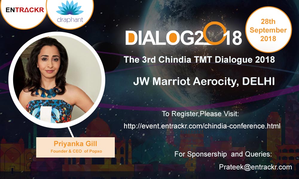 ZDreamventure's tweet photo. Meet Ms.@priyankagill, Founder &amp; CEO of @POPxoDaily - India's largest community of women.
For registration visit: https://t.co/FxqVGYjLRt
➡️Apply Coupon code ENTRACKR to get 80% discount: https://t.co/kxMAKMKGpm
#chindia#ChinaIndia#Startups#conference https://t.co/MrOnP7Ge8I