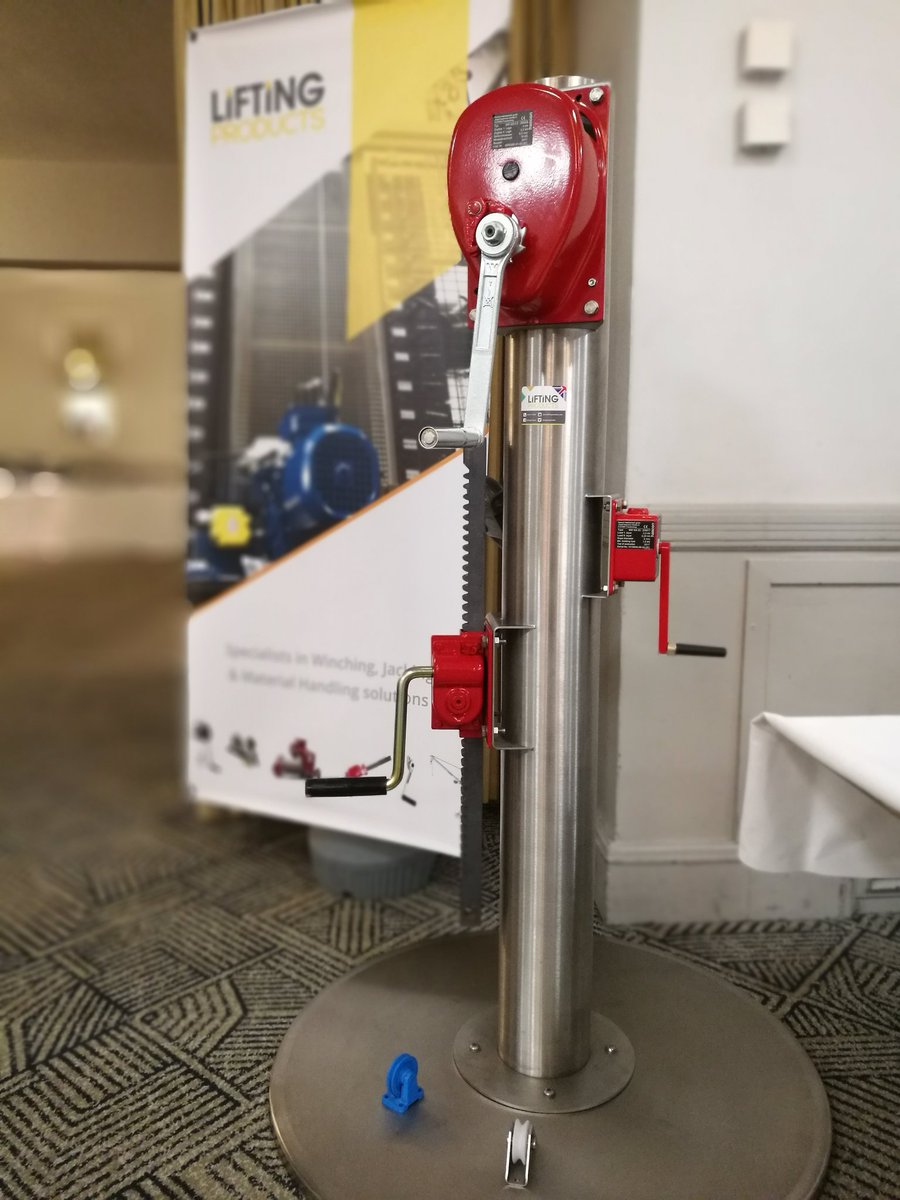 JamesPorterLP's tweet photo. We're all set up at the LEEA Roadshow @ Aberdeen Treetop Hilton - come talk #winches #jacks #lifting #leea https://t.co/CcUHATwASD