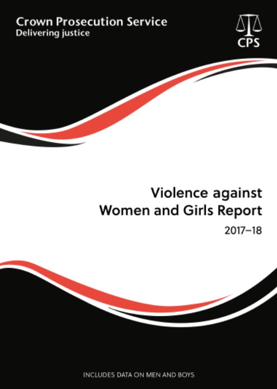 CPSUK's tweet photo. The CPS 2017-18 Violence against Women and Girls Report has been published today. See the full report here: https://t.co/YQUnrenv56 https://t.co/qTeCP4KwLz