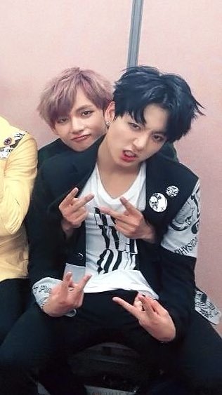 Yes sir! THAT SEAT IS TAKEN. #vkook  #kookv  #taekook  #taekookNowAndThen