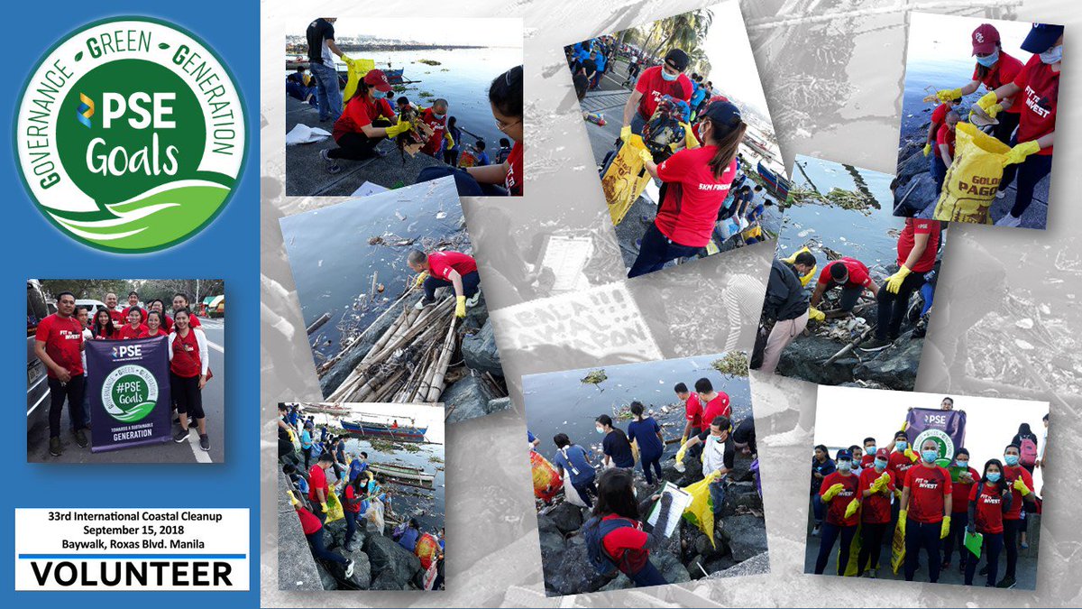 trulyrichnoypi's tweet photo. #TeamPSE working towards #PSEGoals (https://t.co/gPph03dWNA.Generation). Volunteer employees of PSE pitched in during the #33rdInternationalCoastalCleanUp at the Manila Bay.#PSEJourney #goinggreen #sustainability #sustainablelifestyle #volunteering https://t.co/DnZMWqphcJ #PSE…