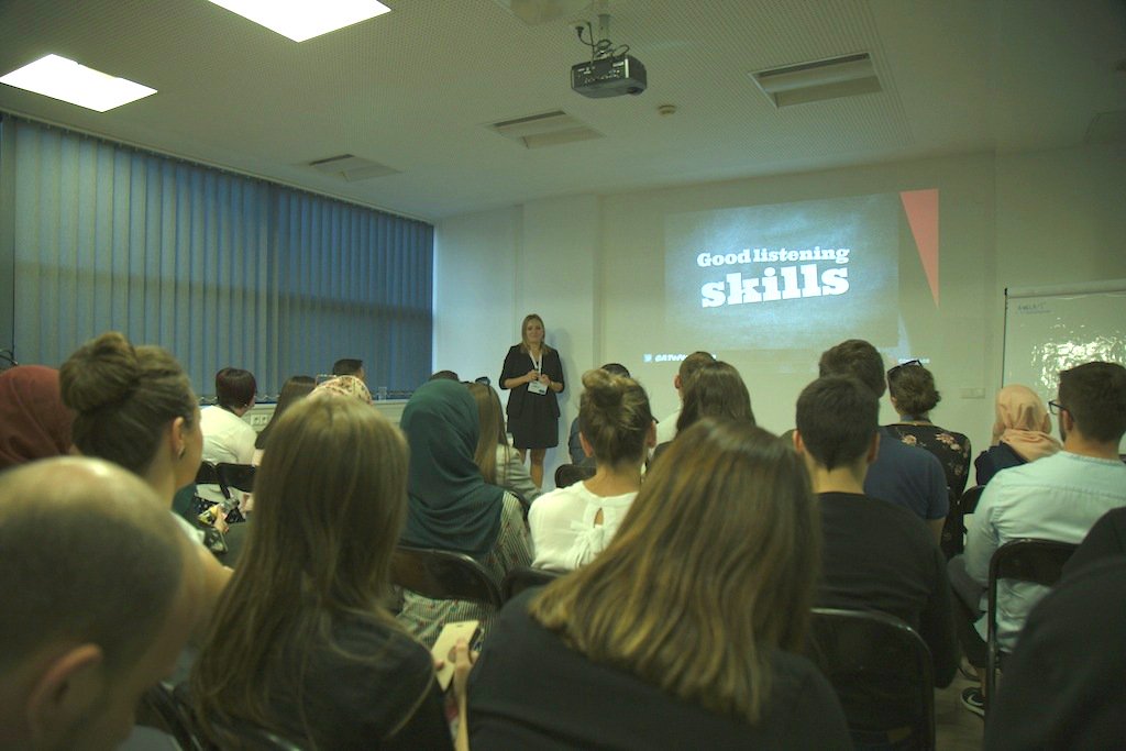 SarajevoQA_Crew's tweet photo. @ATeftedarija had an awesome presentation at QA event "Let's test together" #SuperTester #EuroSTARConnects #SQAC #meetup #softwaretesting https://t.co/ysCyiVKlDG