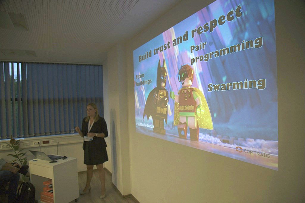 SarajevoQA_Crew's tweet photo. @ATeftedarija had an awesome presentation at QA event "Let's test together" #SuperTester #EuroSTARConnects #SQAC #meetup #softwaretesting https://t.co/ysCyiVKlDG