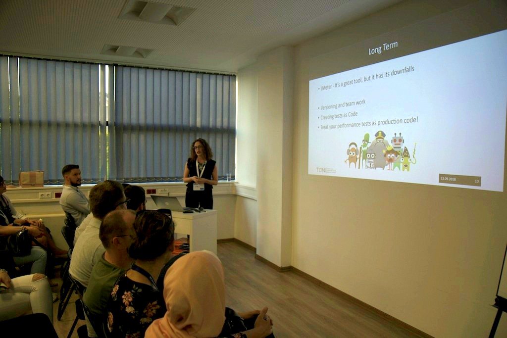 SarajevoQA_Crew's tweet photo. @ameliee__ , @emirjahic, @berina04, @ATeftedarija @ammarkarabeg & @Iman_281 thank you so much for having you at this #EuroSTARConnects event! You inspired us! #QAmeetup #Saarajevo #softwaretesting #SQAC https://t.co/eZuChXttll
