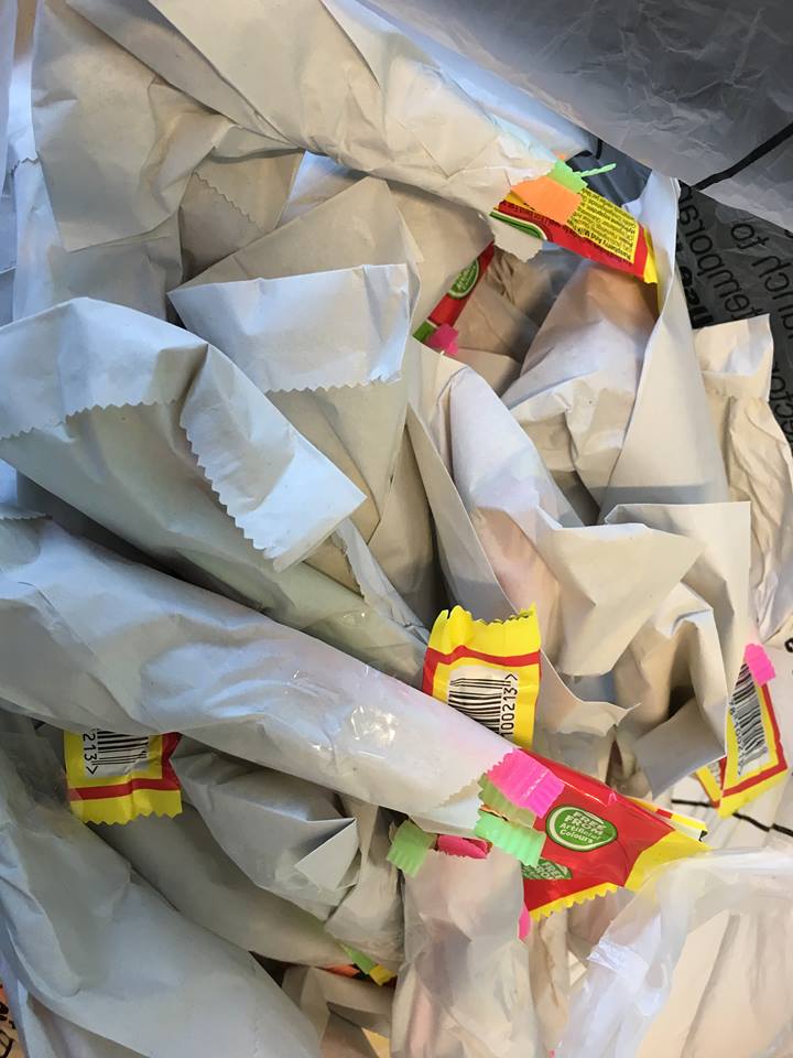 Our lucky dip bags are now all ready for <a href="/forestshowcase/">forestshowcase</a> on Sunday 7th October! At only 30p a go, they're crammed full of delicious sweets and every penny goes to Charity - win win :-D