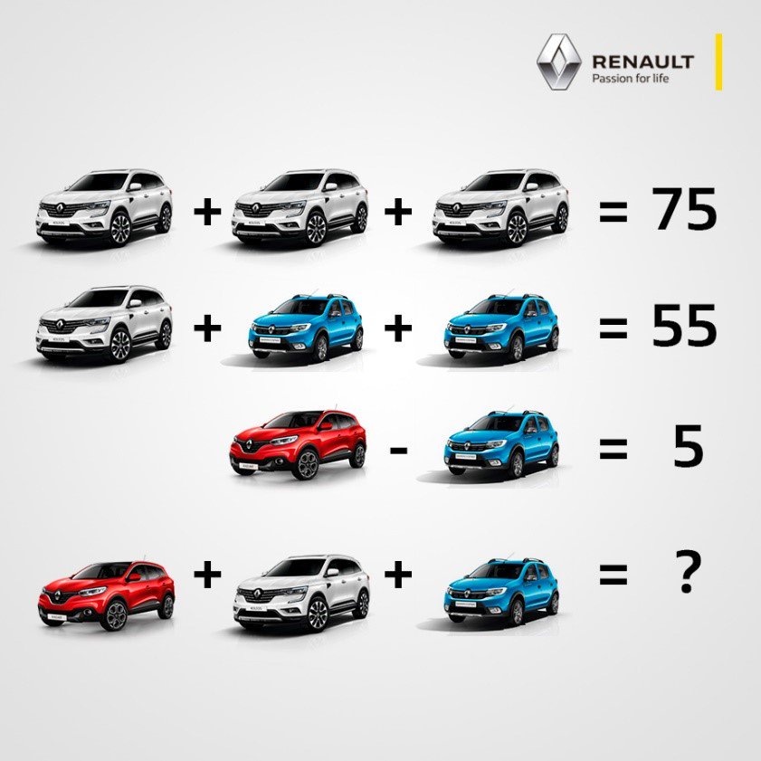 RenaultKenya's tweet photo. Let's have some fun.
https://t.co/76e06HDs80 the three car models
2.Solve the puzzle
#FunWithRenault https://t.co/KeQG1c9qiJ