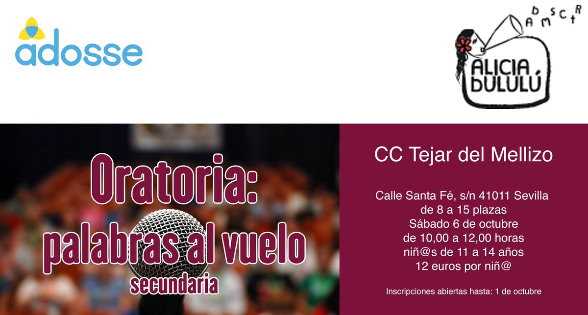 Los chic@s de <a href="/ASOC_ADOSSE/">Asociacion ADOSSE</a> disfrutaran de un taller de narración impartido x la narradora Alicia Bululú, apuntate ya.