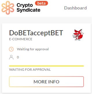 doBETacceptBET's tweet photo. Track our project #dobetacceptbet  on #CSFPlatform

#ICO #crypto #bitcoin #Ethereum #blockchain #capital #dollar #gold #money #cryptotrading #business #sales #economy #marketing #socialmedia #startup #CNV #btc #BTCUSD #pamp #trading #fondcrypto #cryptofond https://t.co/XwwpwSBYmu