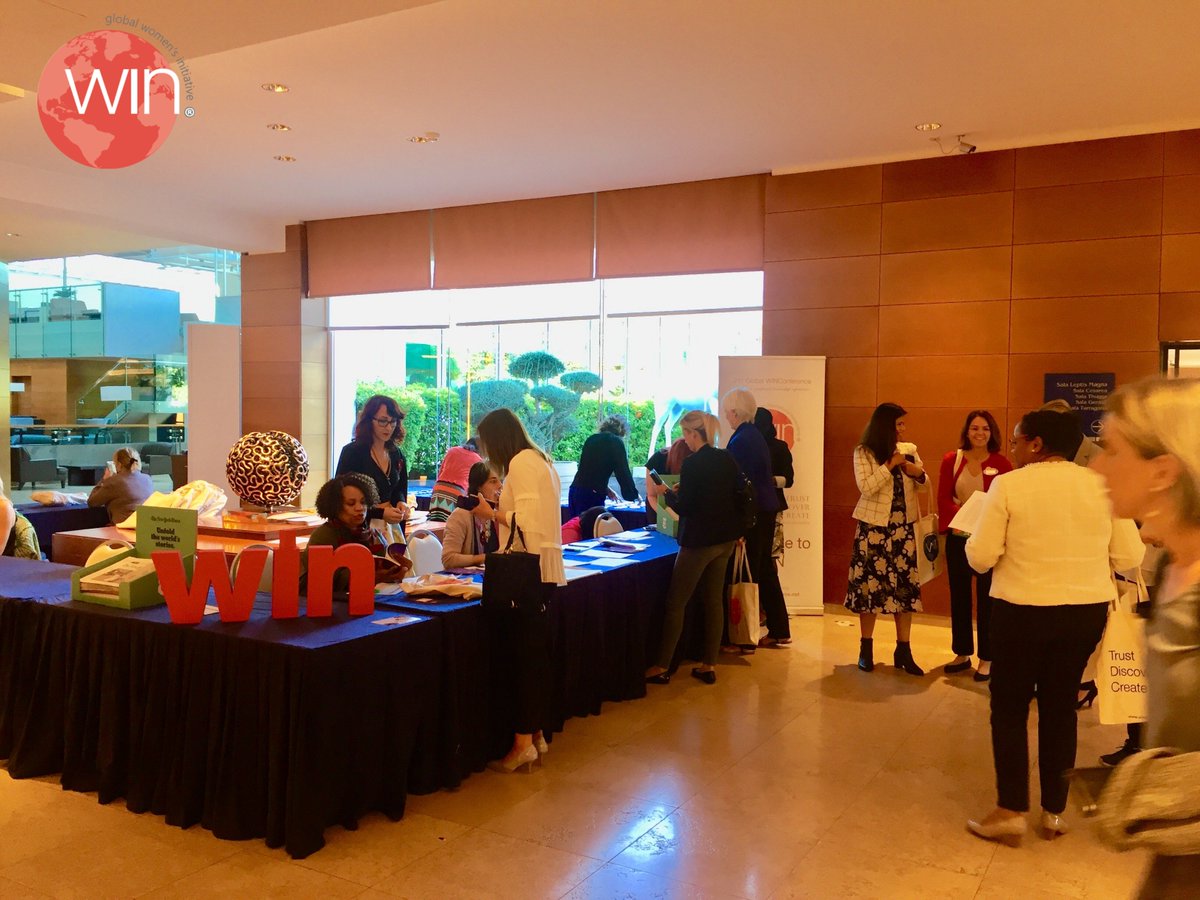 WINConference's tweet photo. And it has officially begun! *drumroll*

The 2018 Global #WINConference registration team are all set up and ready to welcome you!

#feminineleadership #consciousness #authenticity #genderequality https://t.co/lueWJi4DYw