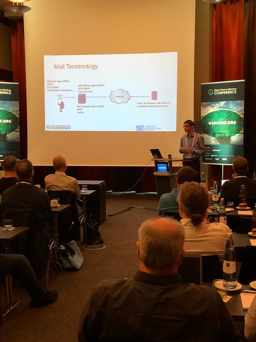 A case study on building a mail archive with postfix presented by Dr. Stephan Rein is next @ #osbconf ! /mn #postfix #GDPR