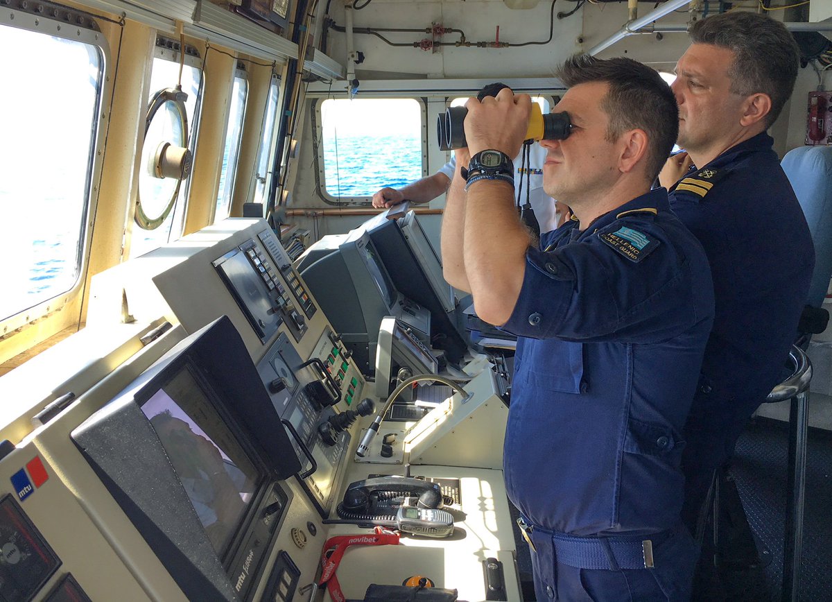 Frontex على X: "In cooperation with Hellenic Coast Guard, our agency held a Search and Rescue exercise around the Greek island of Samos. Taking part were officers from Germany, Portugal and Latvia.