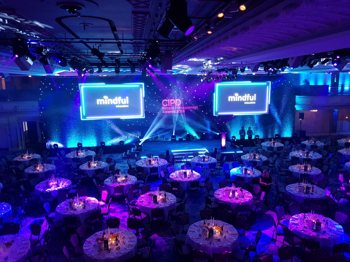 Mindful_Edu_UK's tweet photo. We had our name up in lights at last night's @CIPD People Management Awards! Thanks to everyone at #CIPDPMAs18 for having us, and big congratulations to @Specsavers, winners of the Best #Apprenticeship Scheme award - sponsored by Mindful Education! https://t.co/PRPiqgCxin