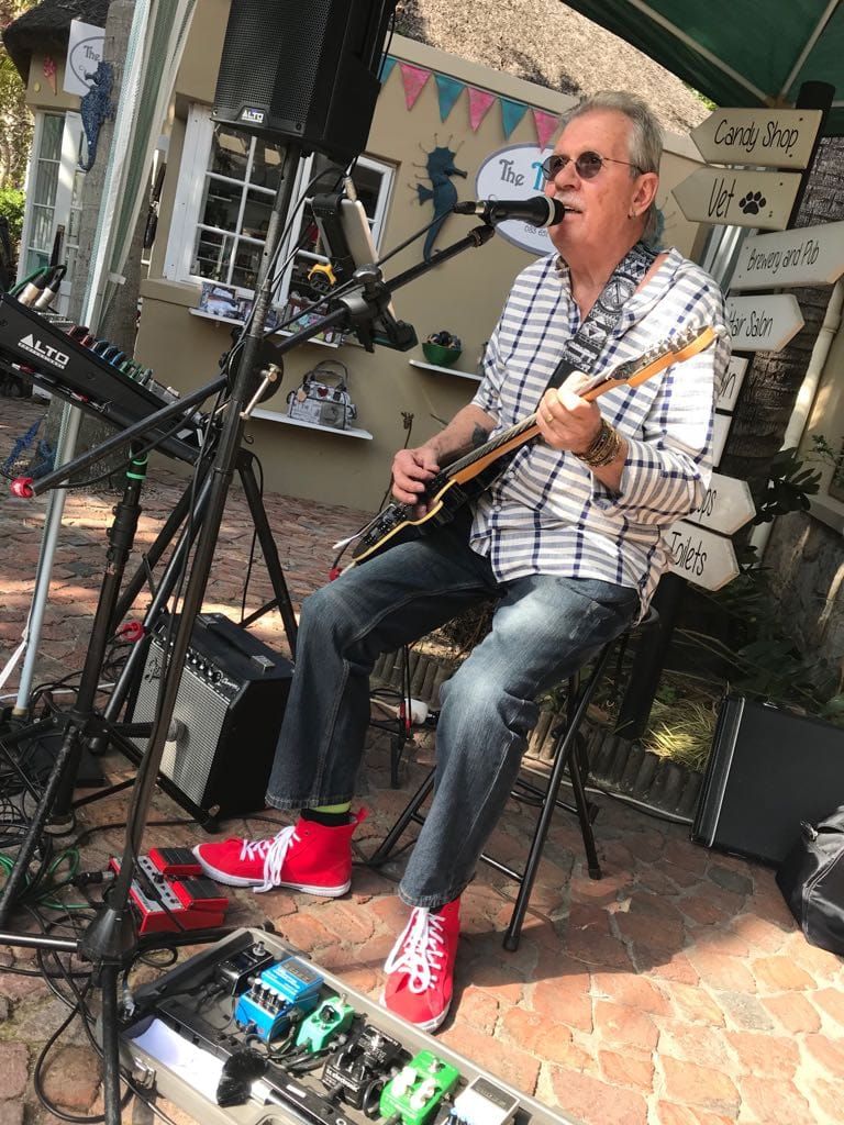 Tonight we have the local legend Michael G -   Michael has been playing in bands since the 70"s, originally from Cape Town but is now based in George. He is currently busy with a solo project and plays hits from Prince, The Eagles, Gary Moore and Dire Straights just to name a few