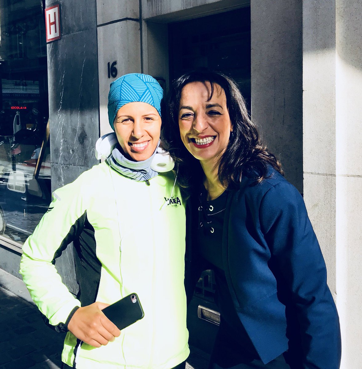 Rencontre avec <a href="/sanae_jah/">Sanae Jah</a>, championne internationale de #boxe avant son entraînement. Je salue son courage et sa ténacité!