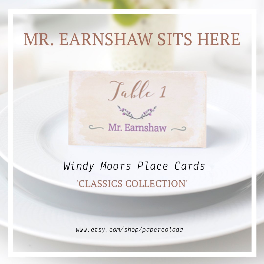 PaperColada's tweet photo. These place cards are part of the Windy Moors Suite, inspired by Wuthering Heights &amp; perfect for a Scottish Highlands Wedding: https://t.co/9NgsF3lbOk #classicscollection #windymoors #scottishwedding #wutheringheights #bookishwedding #booklover #classicnovel #scottishhighlands https://t.co/h1OKwkAngj