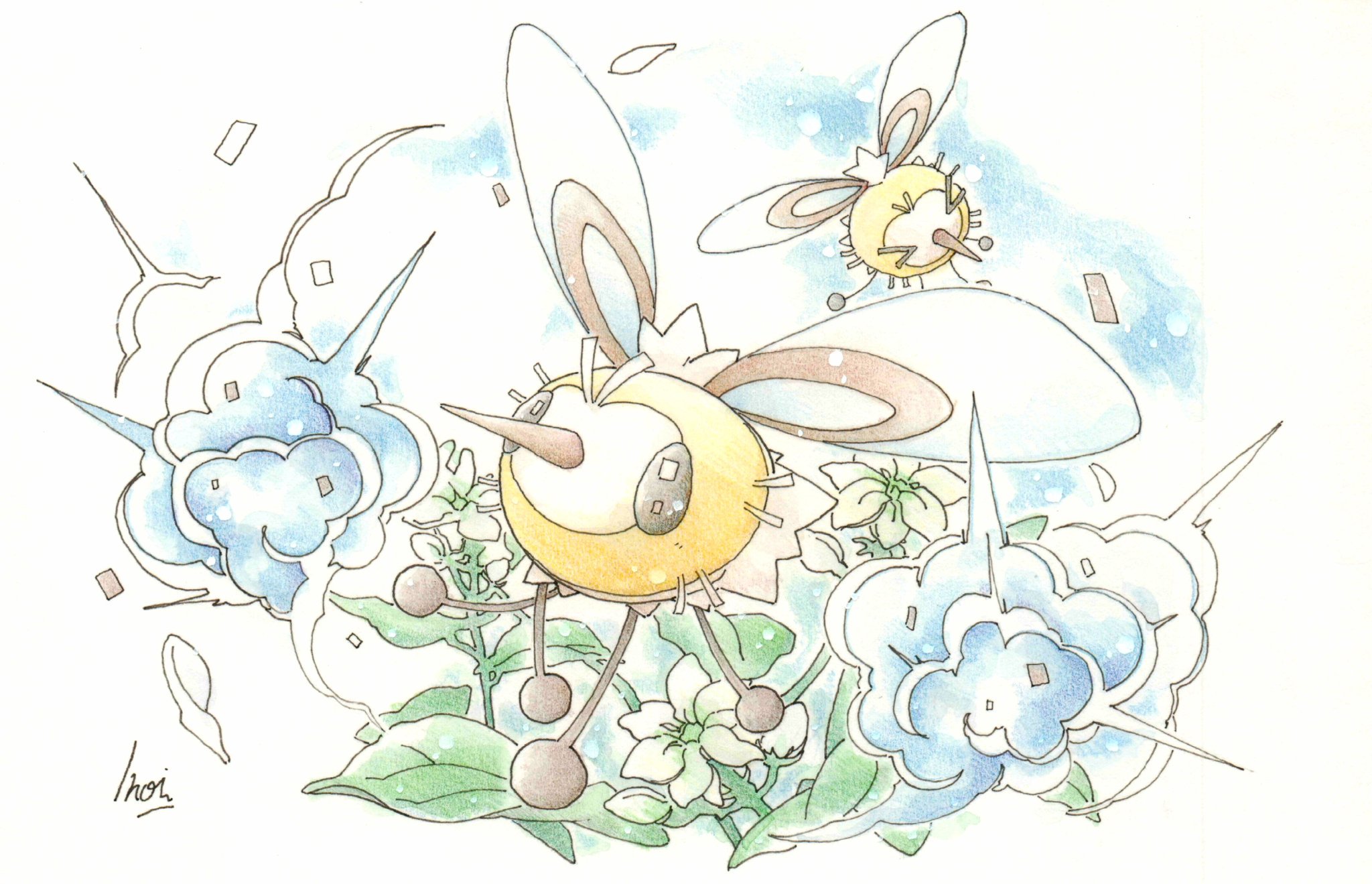 旧 Inori 今日のポケモン図鑑 ｎｏ ７２４ アブリーの ふんじん マツリカの花言葉 愛らしさ T Co Xuc2wicecr Twitter