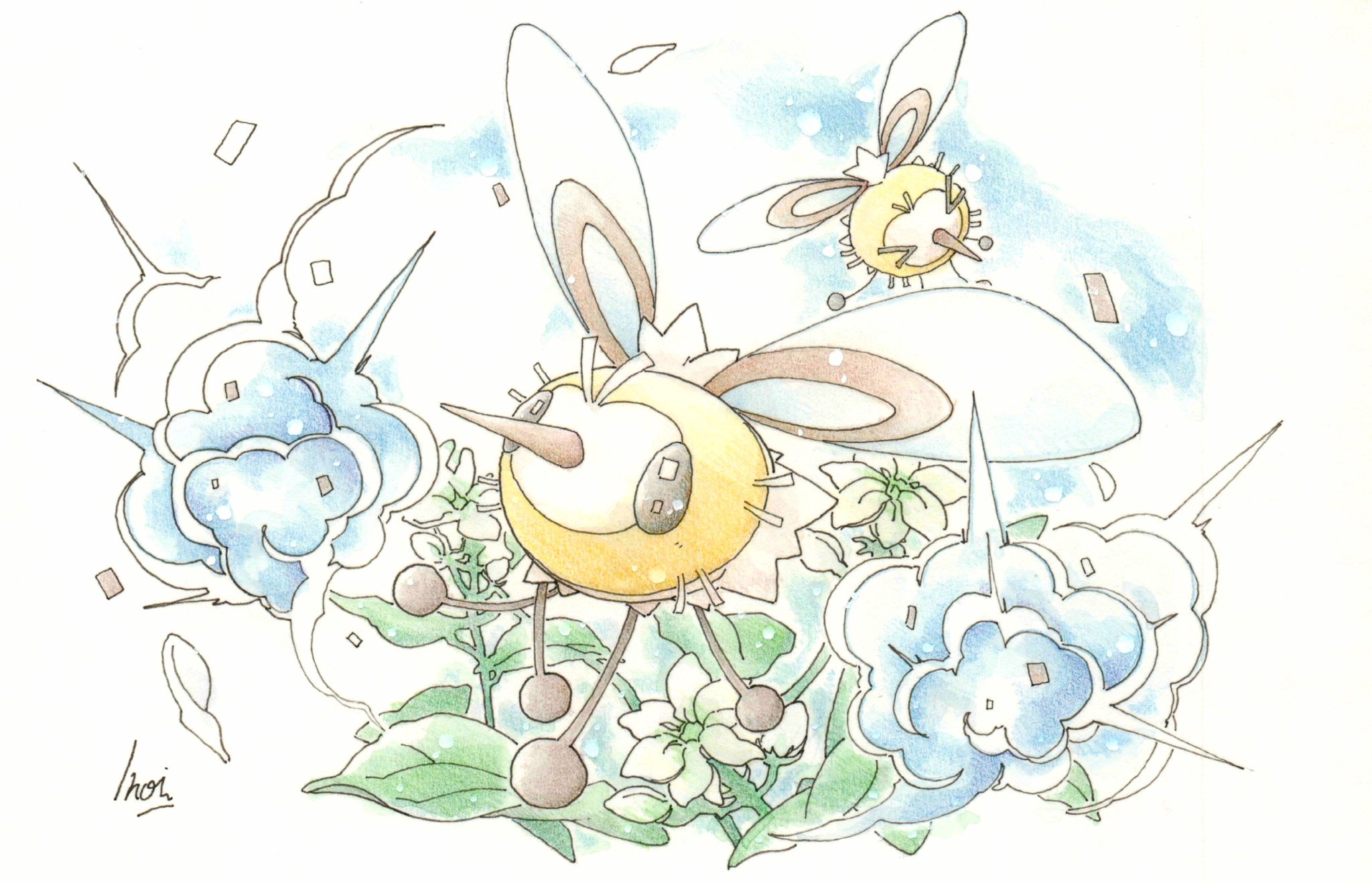 Inori 今日のポケモン図鑑 ｎｏ ７２４ アブリーの ふんじん マツリカの花言葉 愛らしさ T Co Xuc2wicecr Twitter