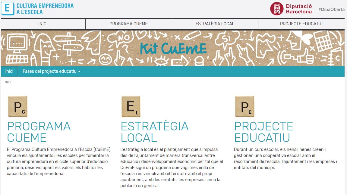 economieslocals's tweet photo. Avui a les 12 hores arrenca un nou curs del programa Cultura Emprenedora a l'Escola de la @diba on participaran més de 9.000 alumnes i amb novetats com el #KitCueme, la digitalització dels continguts acadèmics.
https://t.co/L2da3fTyqX
@educadiba https://t.co/K13T39QeML