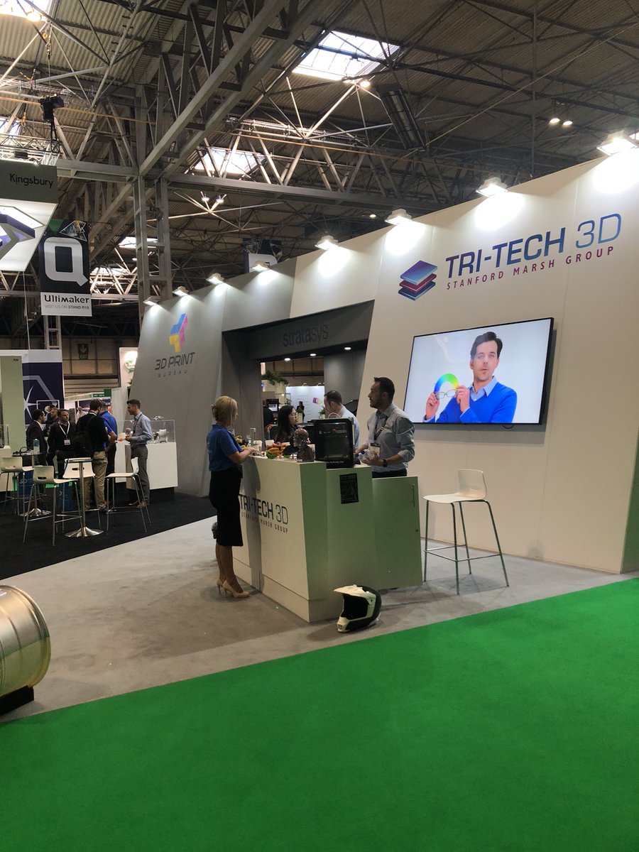 beccartwright13's tweet photo. Day 2 of TCT! Visit @TriTech3D @3DPrintBureauUK and @DesktopMetal on stand P18 #TCT2018 https://t.co/zIVZg7LcYc