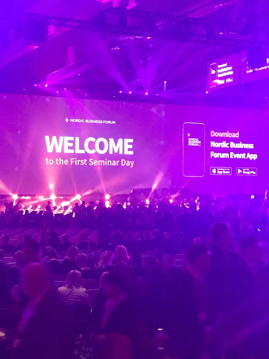 SsVesala's tweet photo. Ensimmäinen päivä aluillaan ja ekaa kertaa livenä paikalla. Kovat odotukset kahteen tulevaan päivää. Uusia ideoita, verkostoitumista ja uuden oppimista. #NBForum2018 https://t.co/qyVlR6LQbS