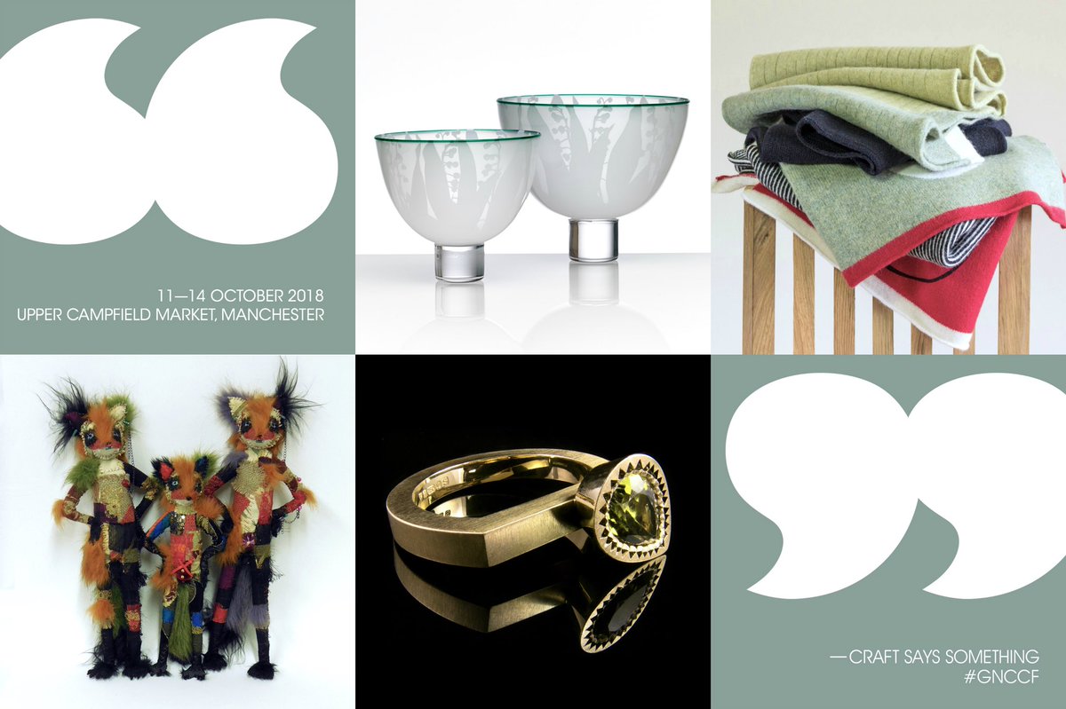 Two weeks until The Great Nothern Contemporary Craft Fair in #Manchester looking fours to meeting some new faces