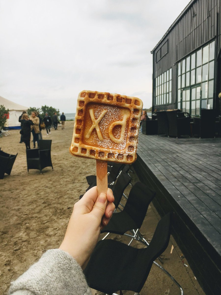 Omg 😂 Adobe Xd waffle. Who knew! #designmatters18