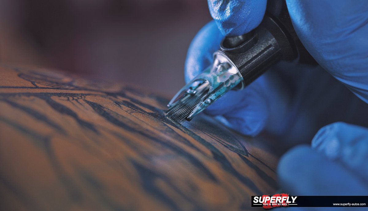 SuperFlyAutos's tweet photo. Well, its seem #tattoo's are no longer only for us alone: https://t.co/2QGZ4fKbmc #GameOverCycles #Motorcycle https://t.co/FfZbGIeSR0