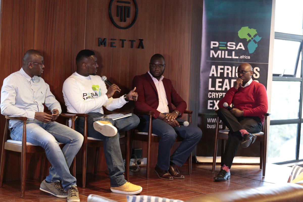 PesaMillAfrica's tweet photo. We're having a panel discussion on the opportunities that lie in cryptocurrency, what role @PesaMillAfrica will play and the impact of digital marketing in the use of crypto in Africa #LiveTheFuture  @S_Bryton @BrianN_PesaMill  @Ramah_Nyang @pesa_africa https://t.co/kzvxg2r43H