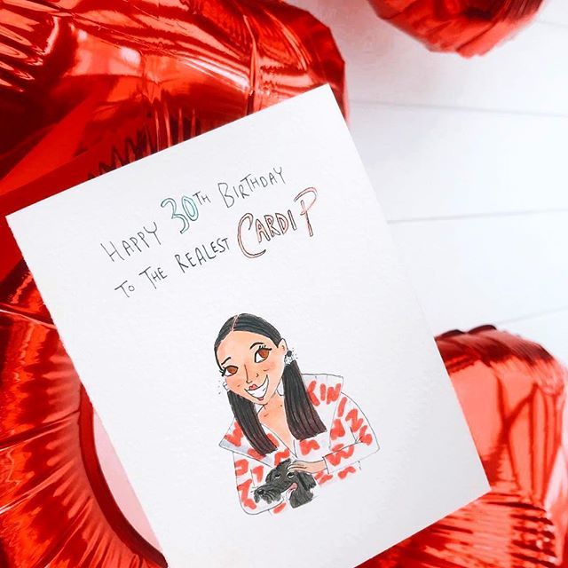 welldrawncards's tweet photo. Happy 30th to the realest Cardi P!🎈 .
It’s been such a blessing having an incredibly inspirational and motivating cousin in @parisaj23 . .
Her and @nathanj_mcgrathestateagents are quite possibly the funniest and most iconic duo I know. .
Hilarious, d… https://t.co/e8heT50W3j https://t.co/LvKXXpMYFk