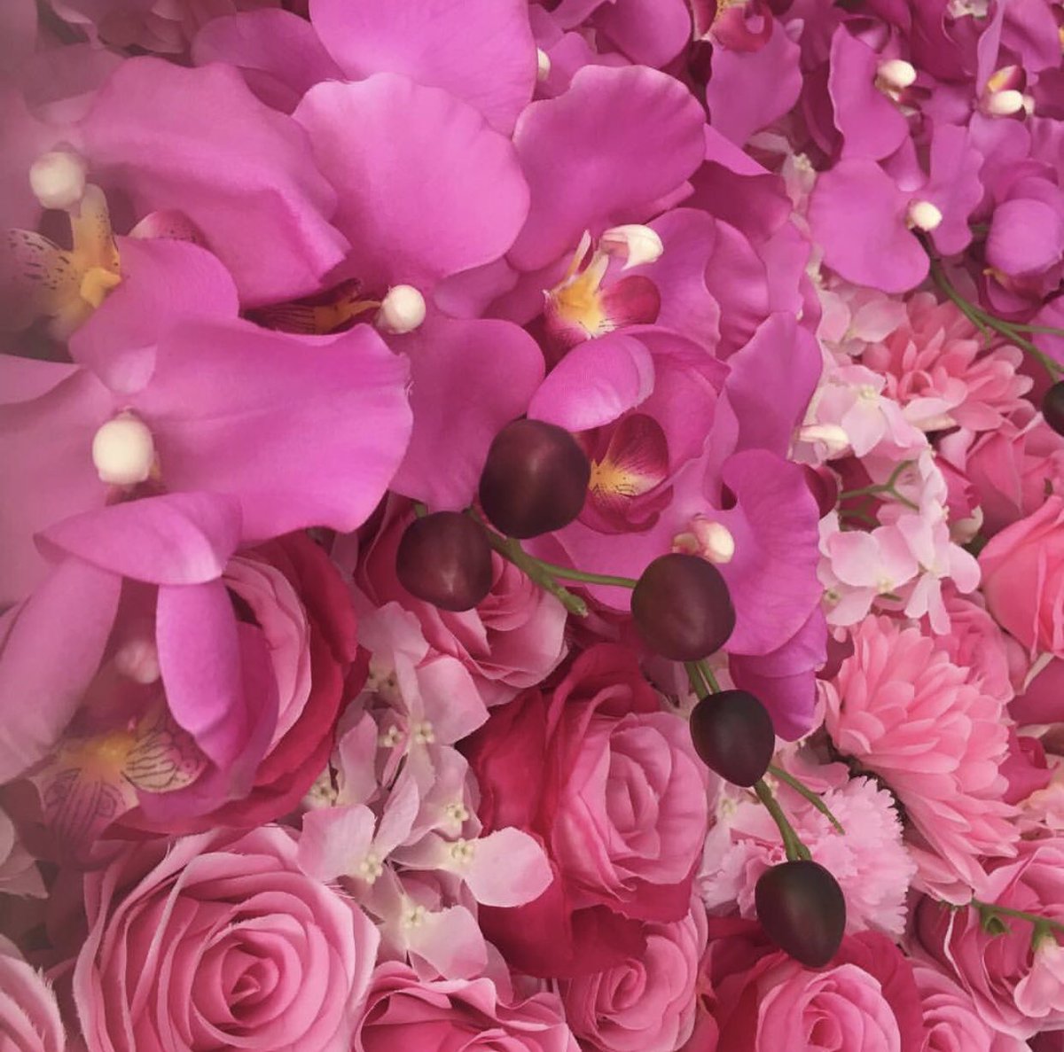 Skinhquk's tweet photo. Getting ready for our Birmingham clinic launch party this evening! So excited! How amazing is our flower wall from the talented @PoshWalls 🌸🌺 https://t.co/ymYPiRvJjE