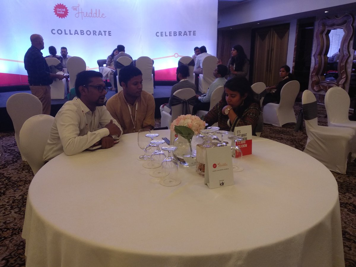 unltdindia's tweet photo. #FunDating is back! Take a look at our social entrepreneurs making their pitch at #TheHuddle2018 https://t.co/7Syv54233s