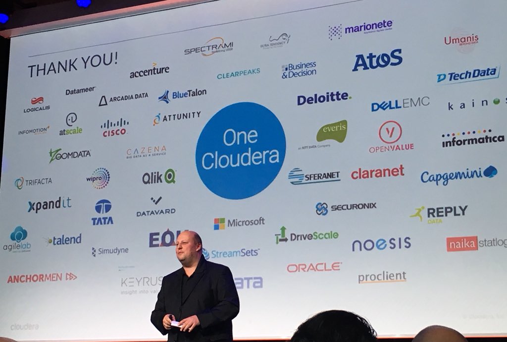 atb530's tweet photo. Excellent #Cloudera EMEA event in Amsterdam for #DriveScale. Thank you #awadallah and team. #composableinfrastructure #BigData https://t.co/Ls4R0GUFPV