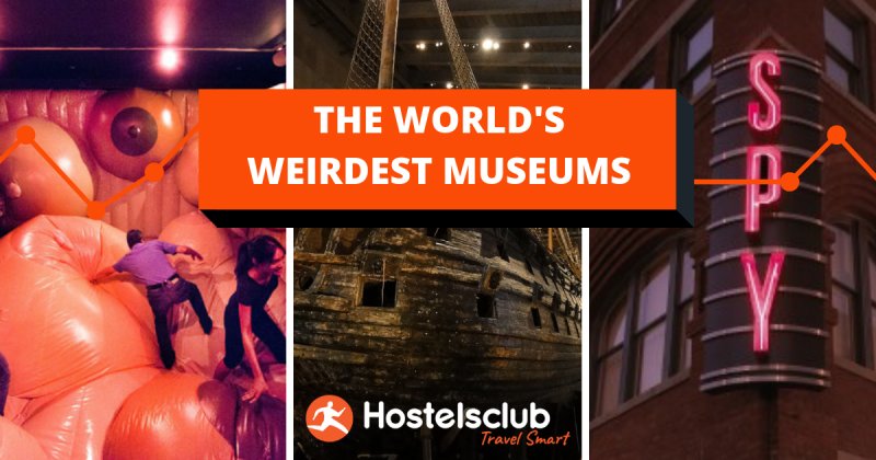 Say goodbye to paintings and ancient sculptures, and hello to toilets, spies, sex and terror. There's a #museum for everything, you've just got to find it. hostelsclub.com/en/magazine/th… #museums #museumhour