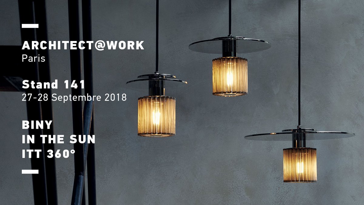 DCW_editions's tweet photo. We exhibit our novelties from tomorrow on at @ATW_INTL Paris, on September 27 &amp; 28, come give us a visit on stand 141 !

#dcweditions #fair #ATW18 #ATWFR #lightingdesign #frenchdesign #lighting https://t.co/MNfzrDxKG4